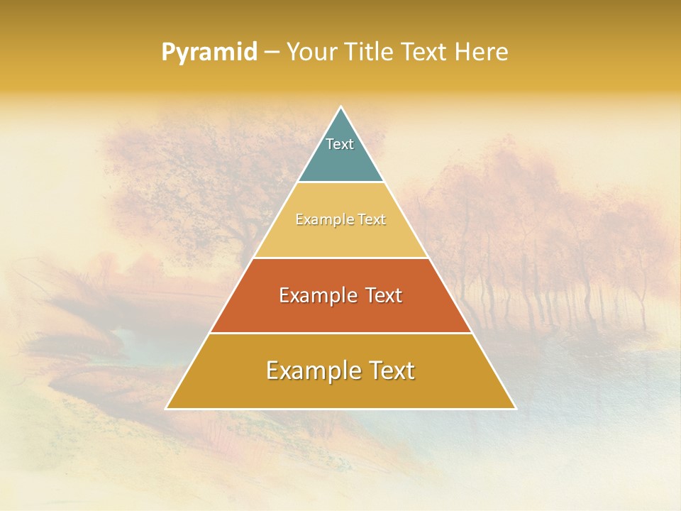 Forest Drawing Landscapes PowerPoint Template