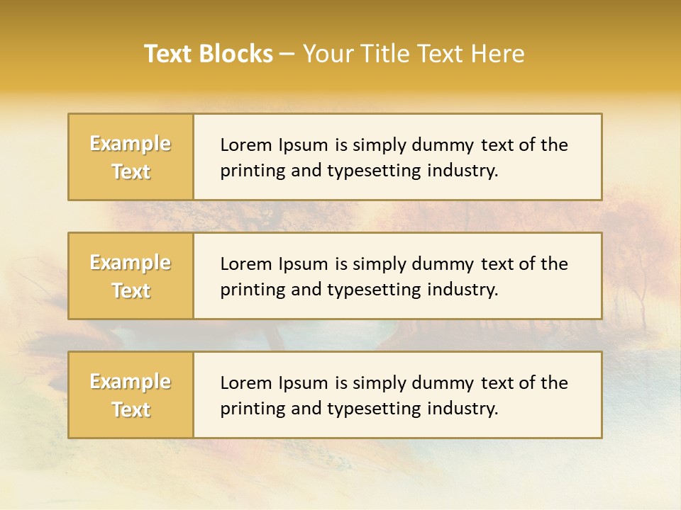 Forest Drawing Landscapes PowerPoint Template