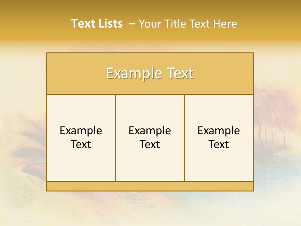 Forest Drawing Landscapes PowerPoint Template