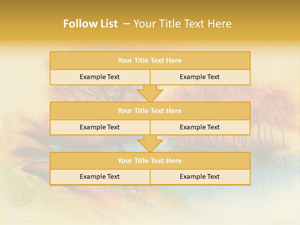 Forest Drawing Landscapes PowerPoint Template