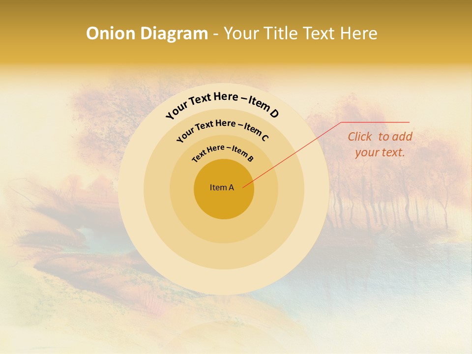 Forest Drawing Landscapes PowerPoint Template