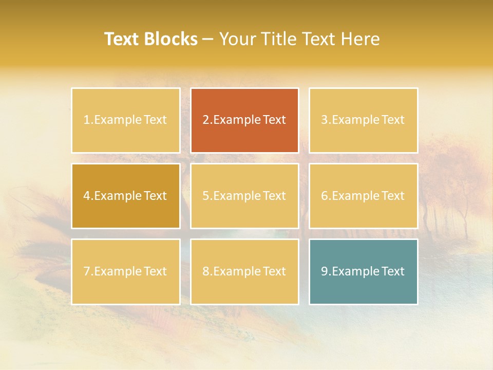 Forest Drawing Landscapes PowerPoint Template