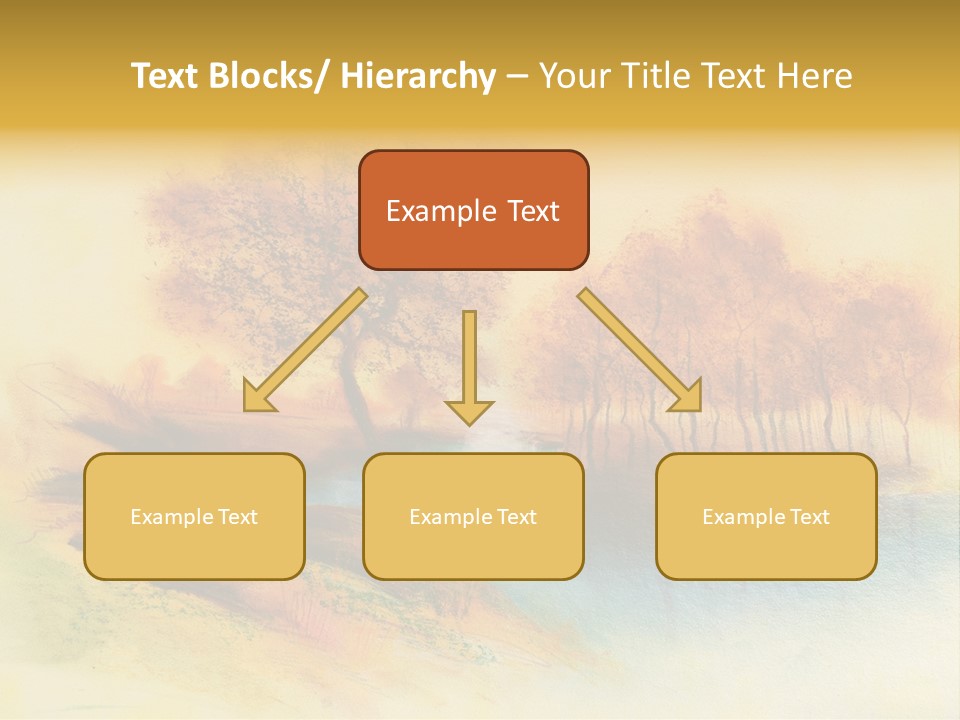 Forest Drawing Landscapes PowerPoint Template