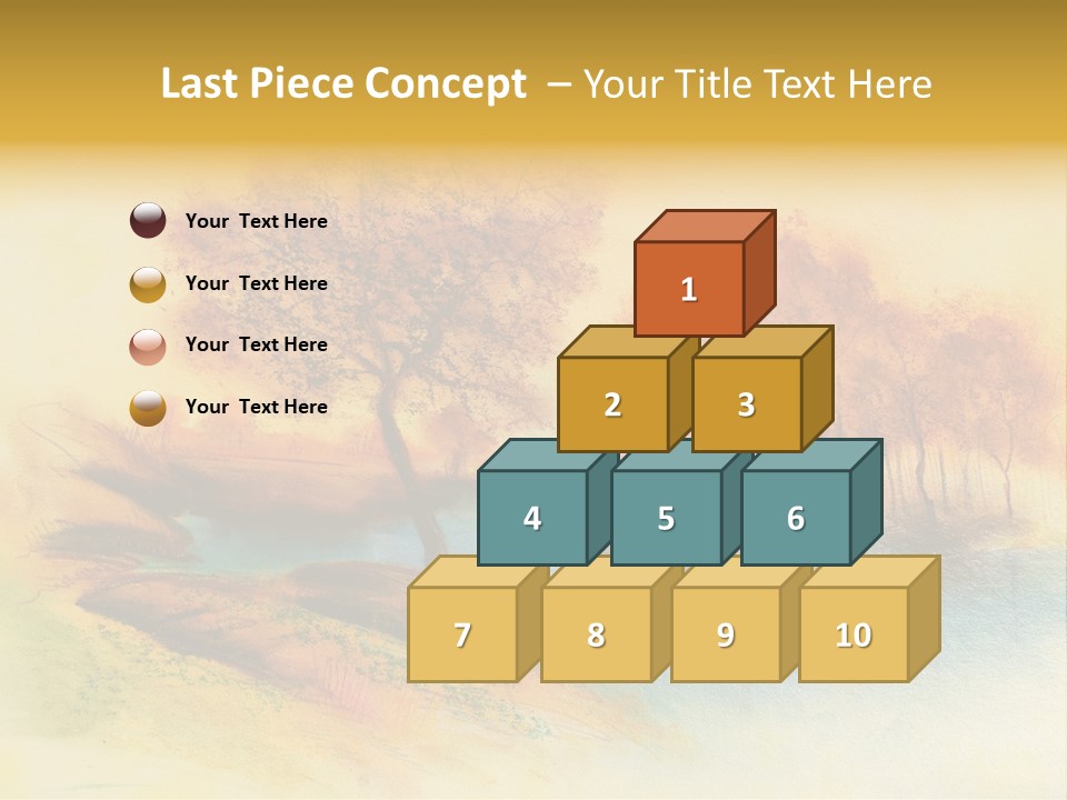 Forest Drawing Landscapes PowerPoint Template