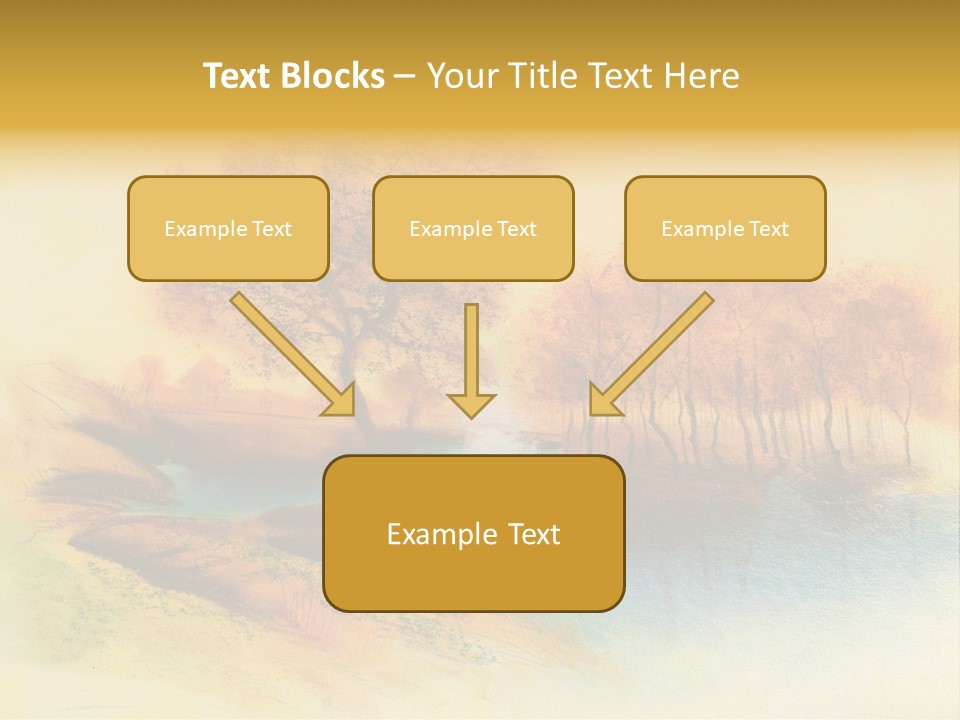 Forest Drawing Landscapes PowerPoint Template