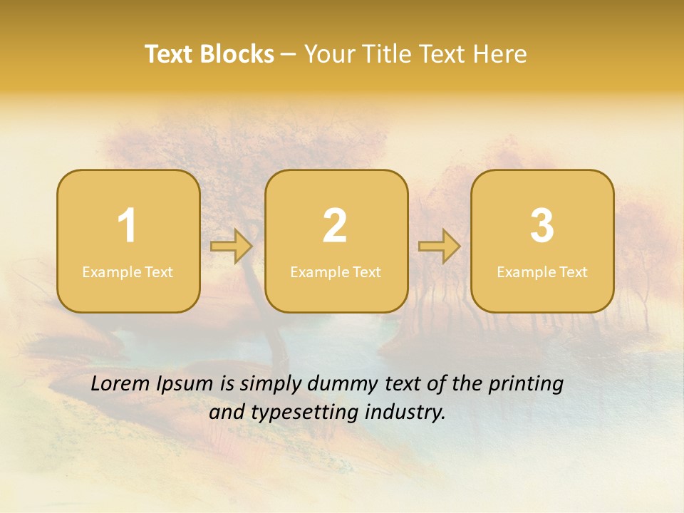 Forest Drawing Landscapes PowerPoint Template