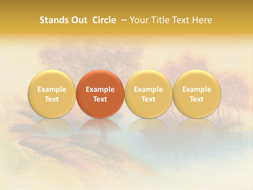 Forest Drawing Landscapes PowerPoint Template