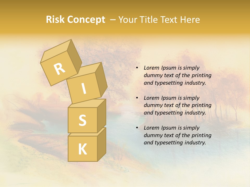 Forest Drawing Landscapes PowerPoint Template