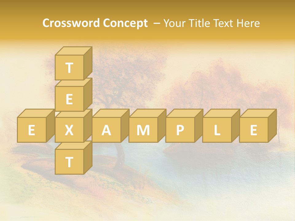 Forest Drawing Landscapes PowerPoint Template