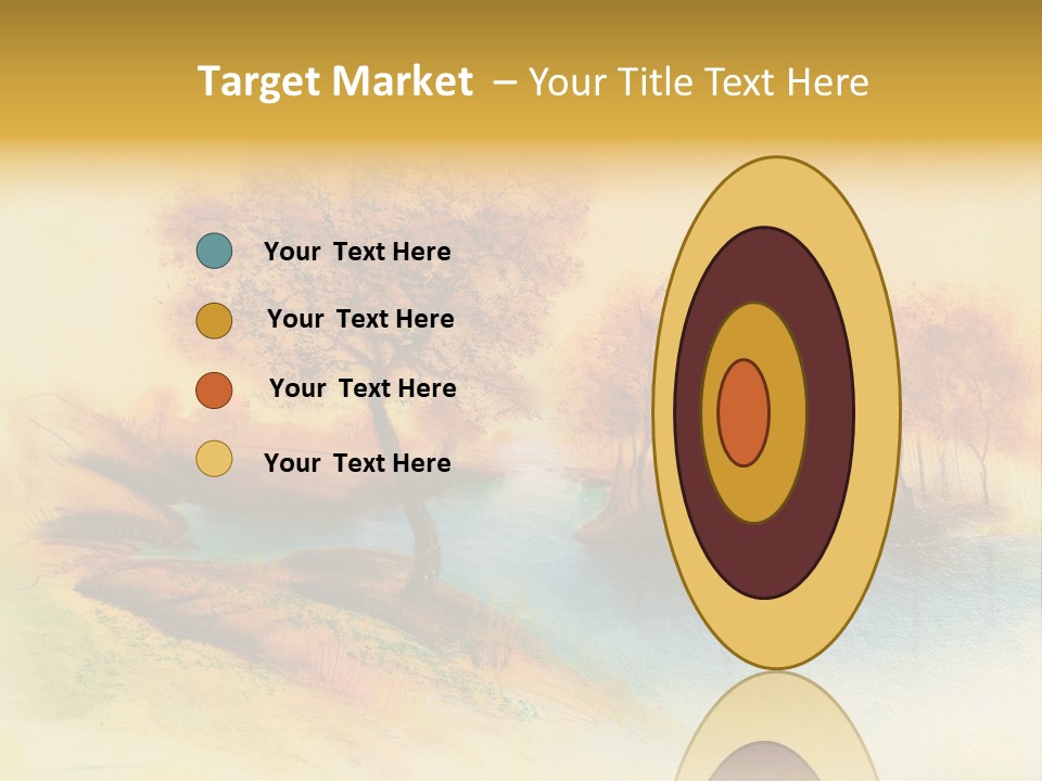 Forest Drawing Landscapes PowerPoint Template