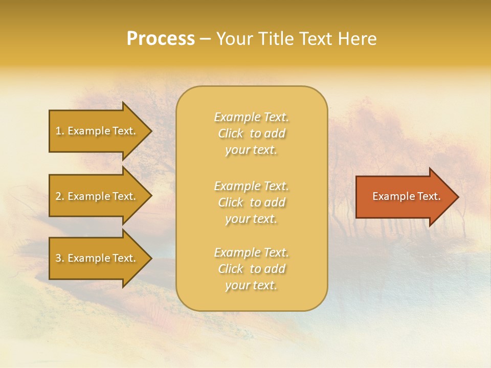 Forest Drawing Landscapes PowerPoint Template