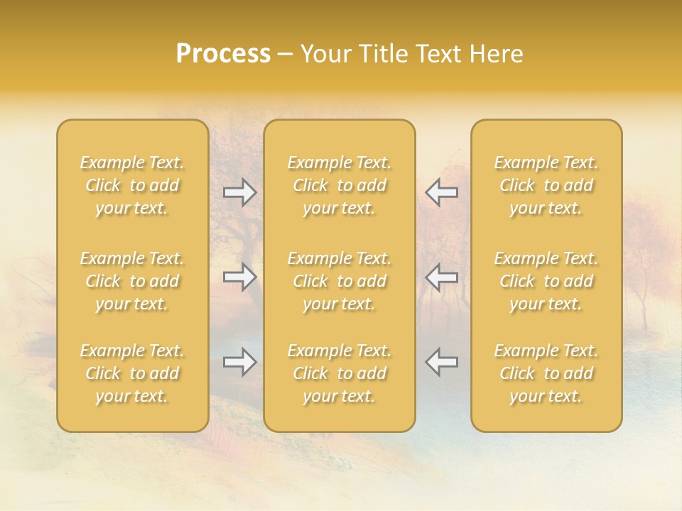 Forest Drawing Landscapes PowerPoint Template