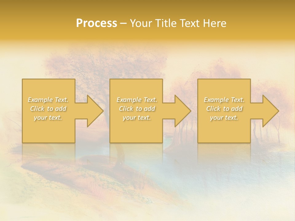 Forest Drawing Landscapes PowerPoint Template