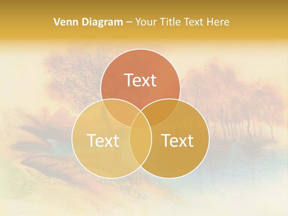Forest Drawing Landscapes PowerPoint Template