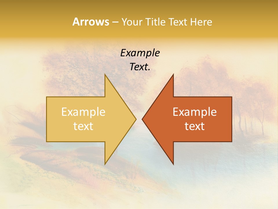 Forest Drawing Landscapes PowerPoint Template