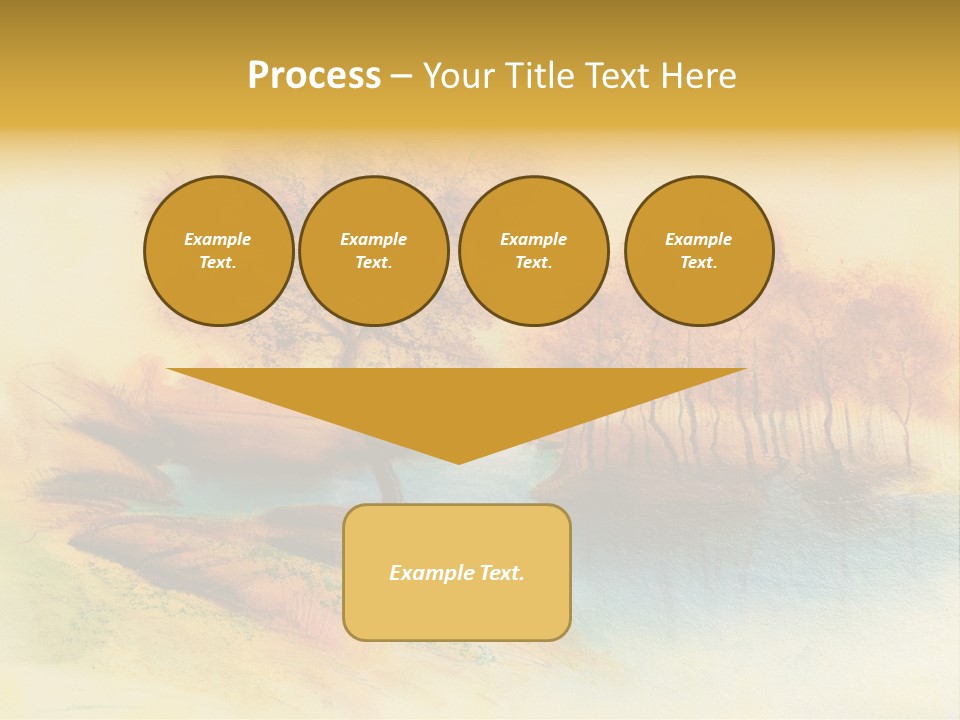 Forest Drawing Landscapes PowerPoint Template