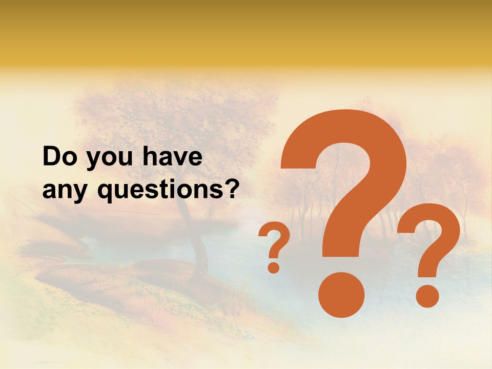 Forest Drawing Landscapes PowerPoint Template