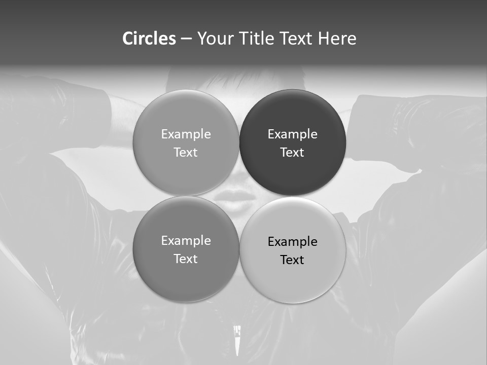 Trendy Brunette Vertical PowerPoint Template