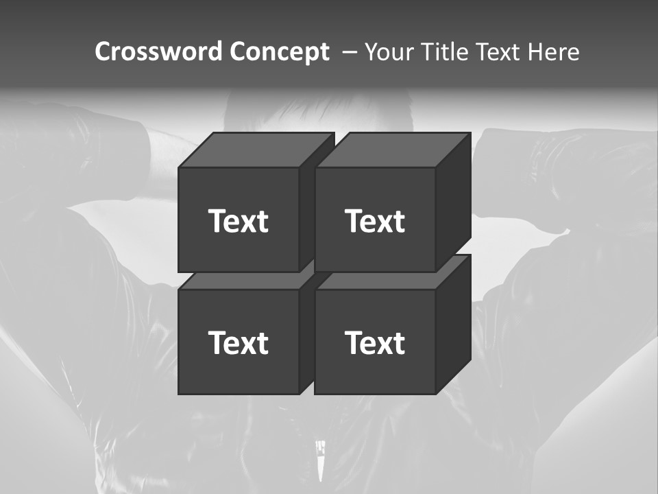 Trendy Brunette Vertical PowerPoint Template