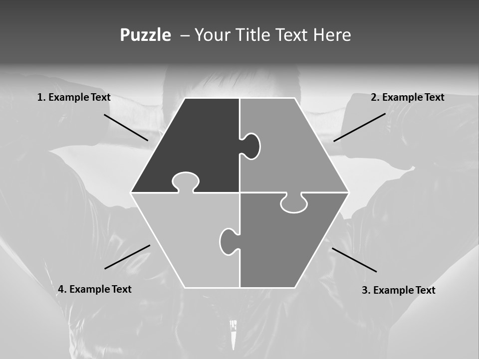 Trendy Brunette Vertical PowerPoint Template