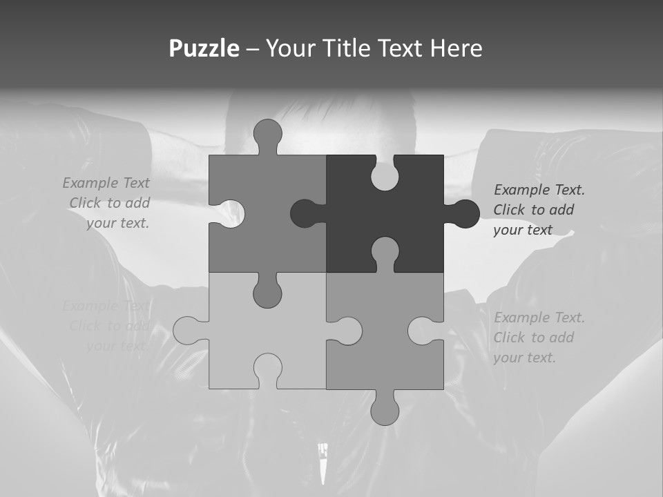 Trendy Brunette Vertical PowerPoint Template