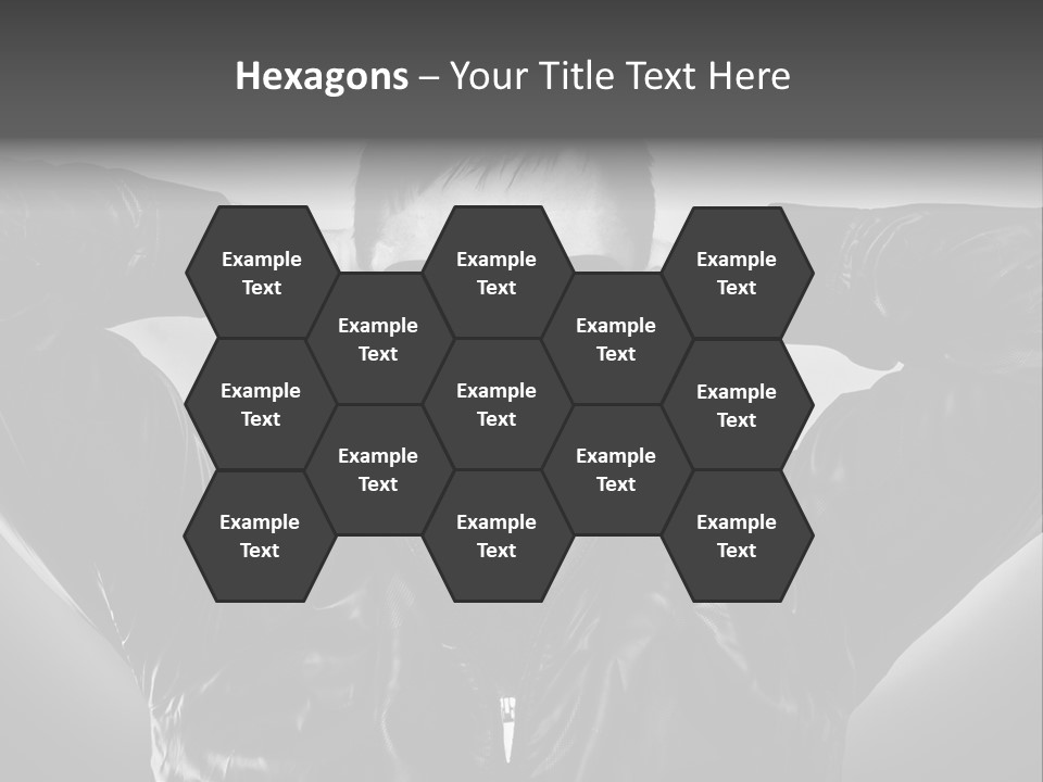 Trendy Brunette Vertical PowerPoint Template