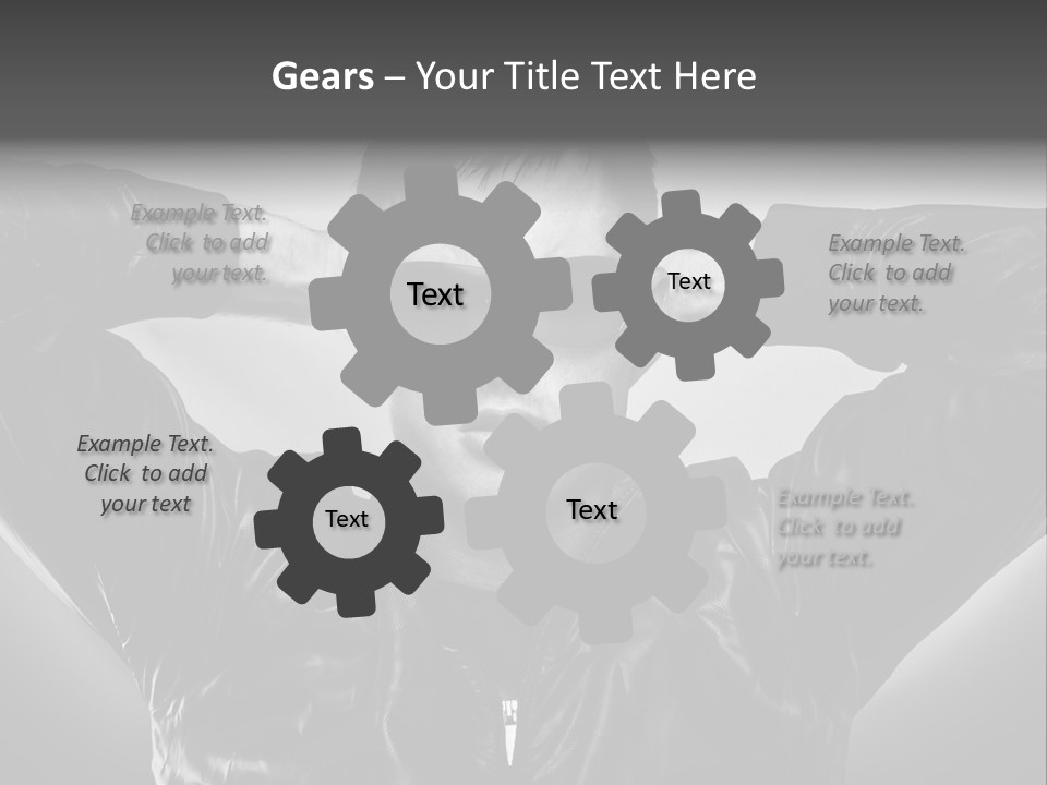 Trendy Brunette Vertical PowerPoint Template