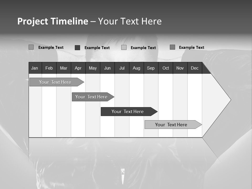 Trendy Brunette Vertical PowerPoint Template