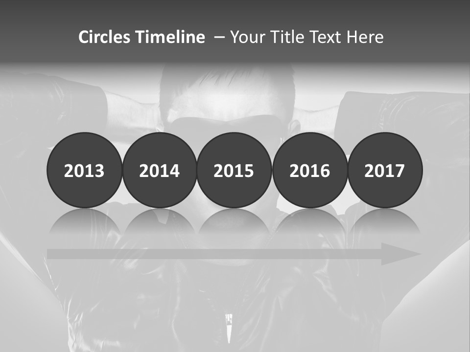 Trendy Brunette Vertical PowerPoint Template