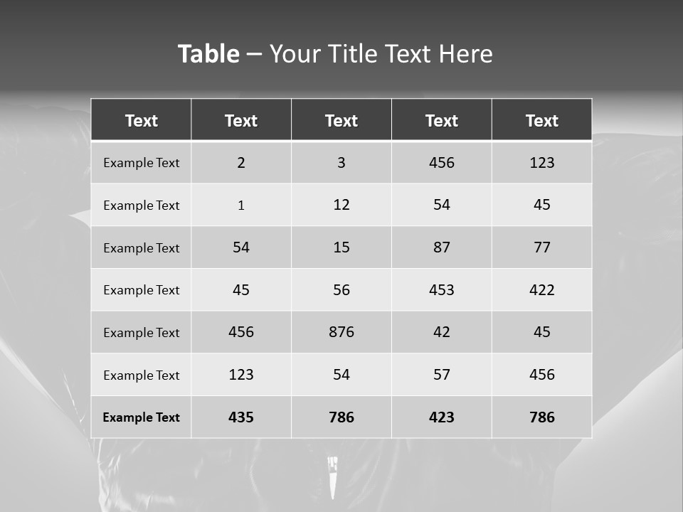 Trendy Brunette Vertical PowerPoint Template