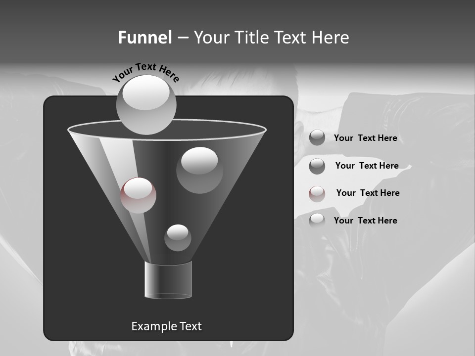 Trendy Brunette Vertical PowerPoint Template