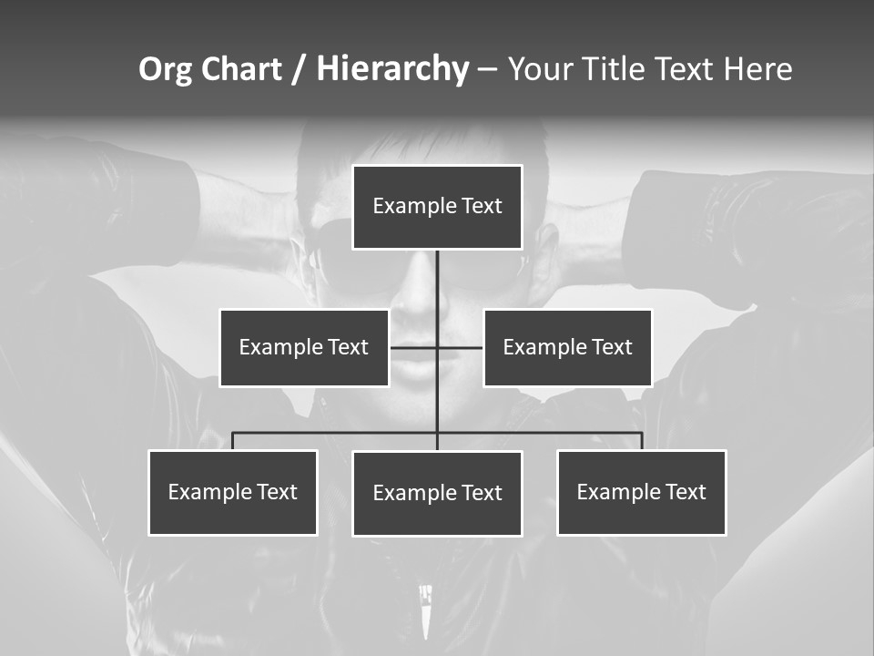 Trendy Brunette Vertical PowerPoint Template