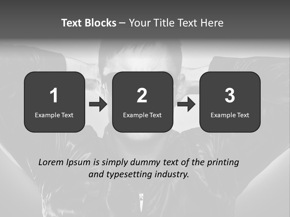 Trendy Brunette Vertical PowerPoint Template