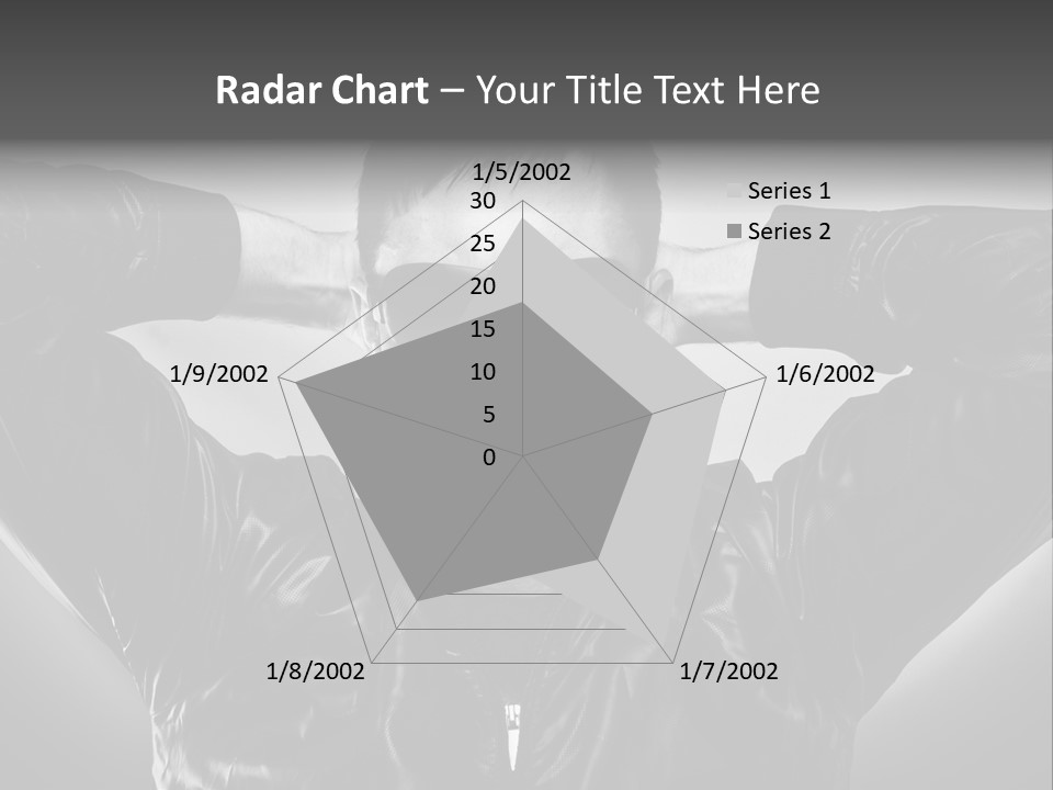 Trendy Brunette Vertical PowerPoint Template