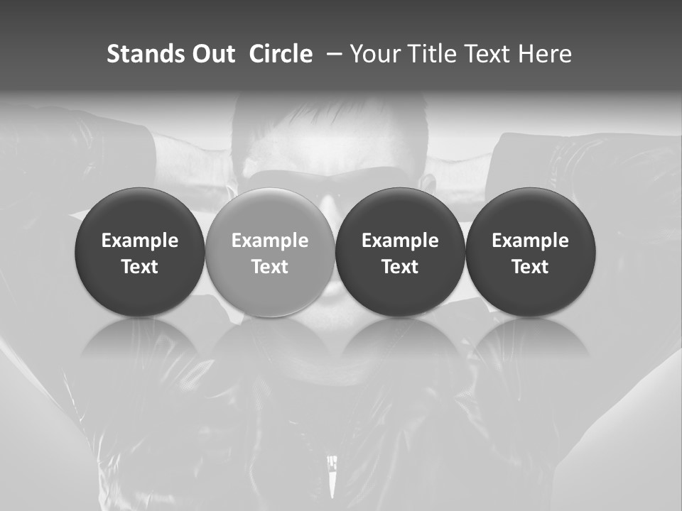 Trendy Brunette Vertical PowerPoint Template