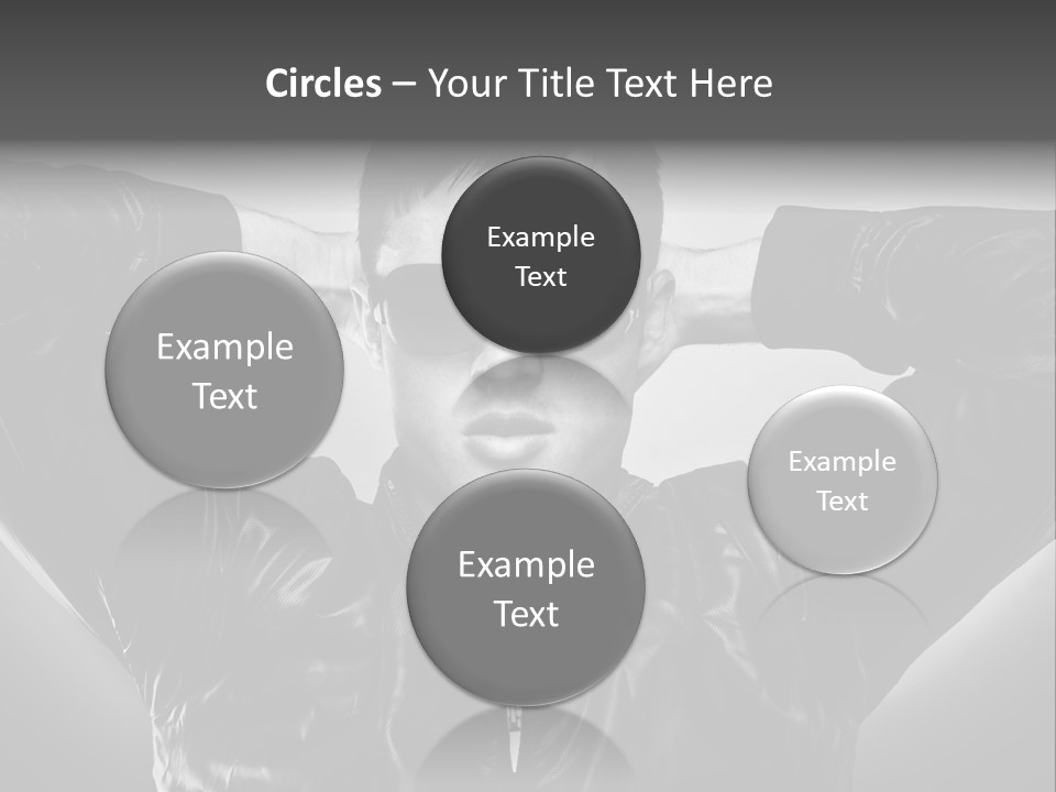 Trendy Brunette Vertical PowerPoint Template