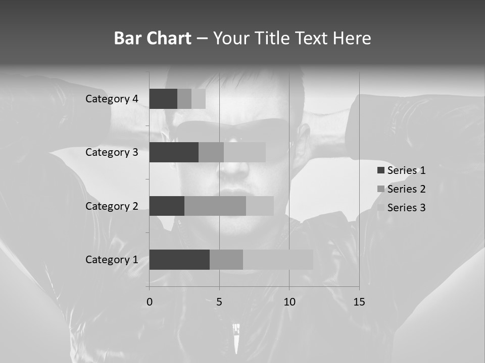 Trendy Brunette Vertical PowerPoint Template