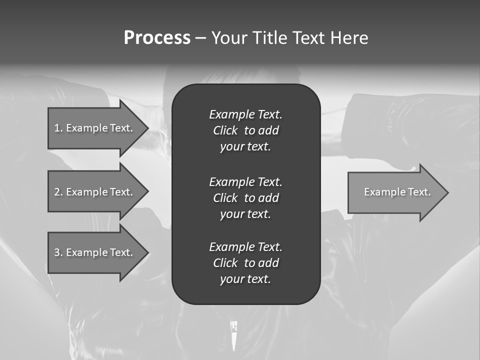 Trendy Brunette Vertical PowerPoint Template