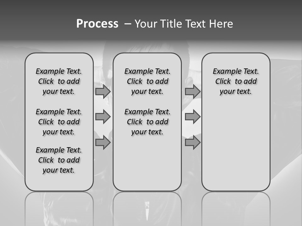 Trendy Brunette Vertical PowerPoint Template