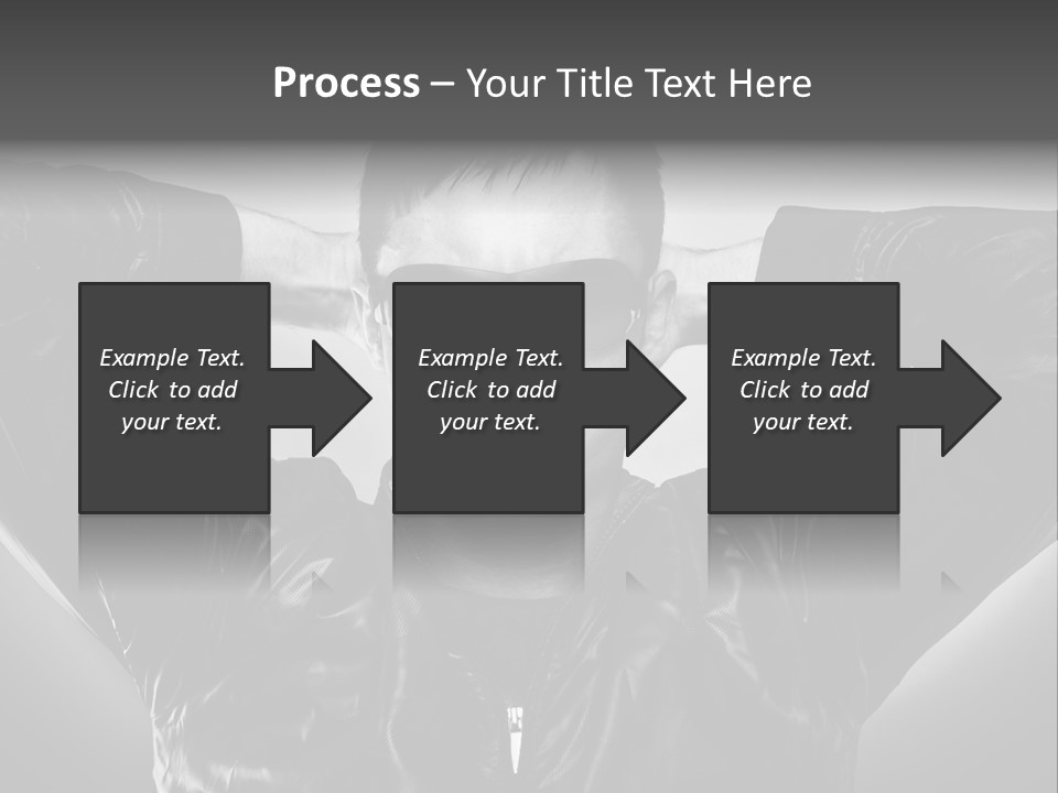 Trendy Brunette Vertical PowerPoint Template