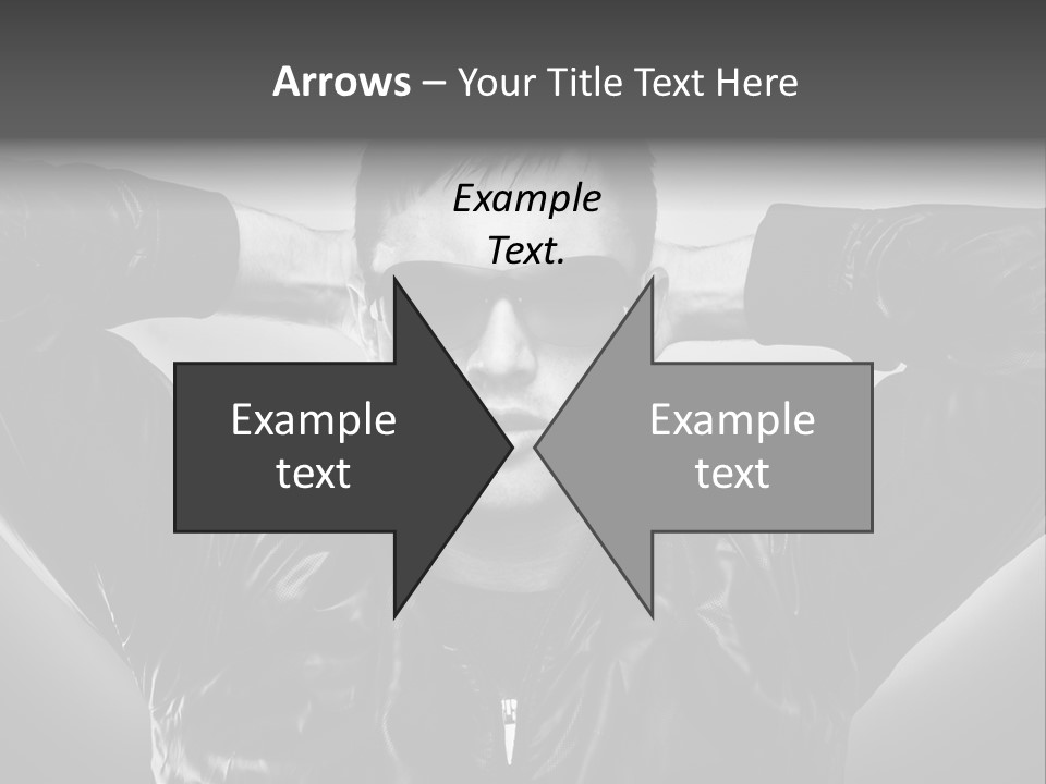 Trendy Brunette Vertical PowerPoint Template