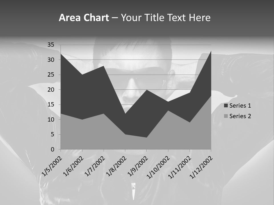 Trendy Brunette Vertical PowerPoint Template