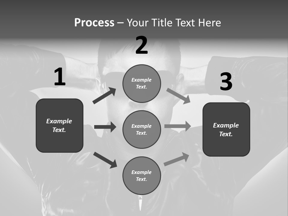 Trendy Brunette Vertical PowerPoint Template