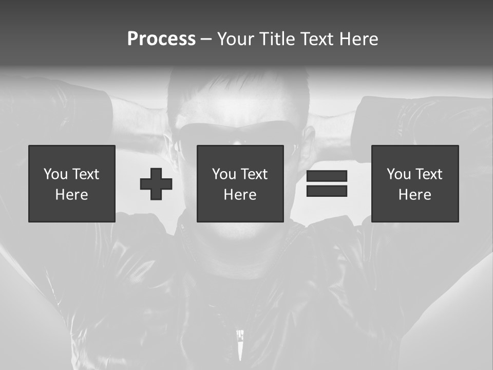 Trendy Brunette Vertical PowerPoint Template
