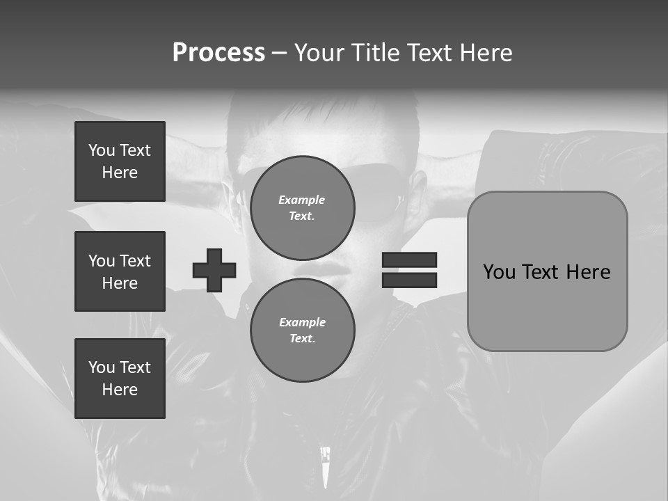 Trendy Brunette Vertical PowerPoint Template