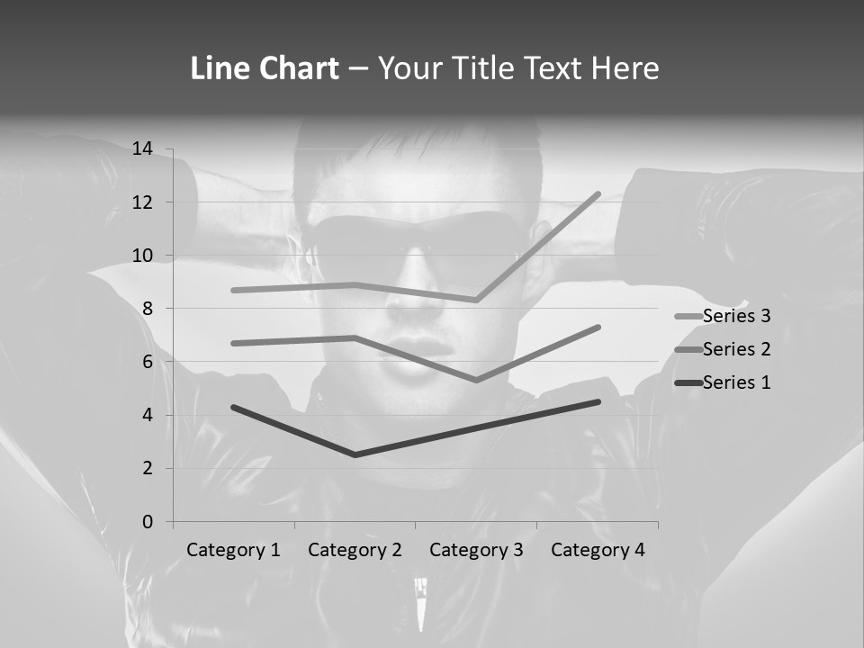 Trendy Brunette Vertical PowerPoint Template