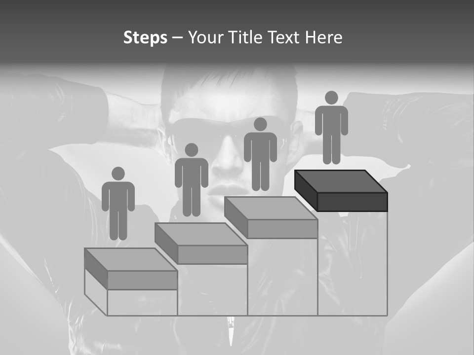 Trendy Brunette Vertical PowerPoint Template