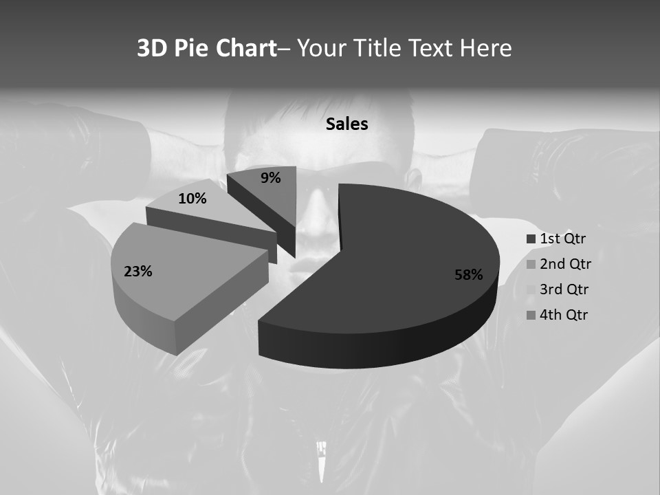 Trendy Brunette Vertical PowerPoint Template