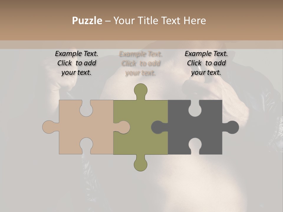 Manliness Handsome Smashing PowerPoint Template