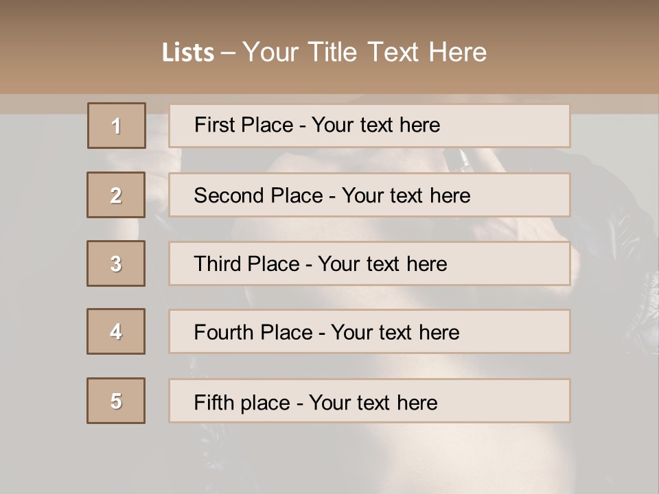 Manliness Handsome Smashing PowerPoint Template
